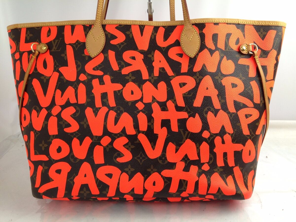 LOUIS VUITTON Monogram Stephen Sprouse Graffiti Neverfull GM tote Bag