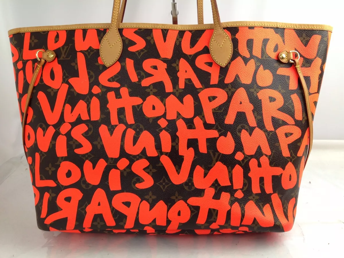 Louis Vuitton, Louis Vuitton Limited Edition Pink Monogram Graffiti Canvas  Neverfull GM Bag (2009)