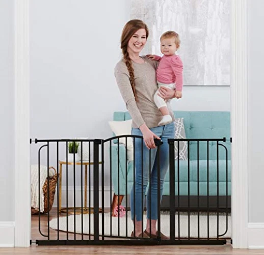Wide walk through baby cheap gate