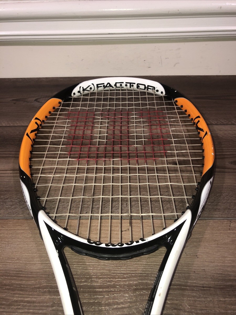 Wilson K Zen Team FX Tennis Racquet 4 3/8 grip 103in PINK | eBay