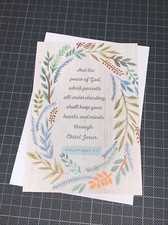 Hallmark DaySpring Sympathy Card: Comfort Peace Assure Heartfelt Philippians 4:7