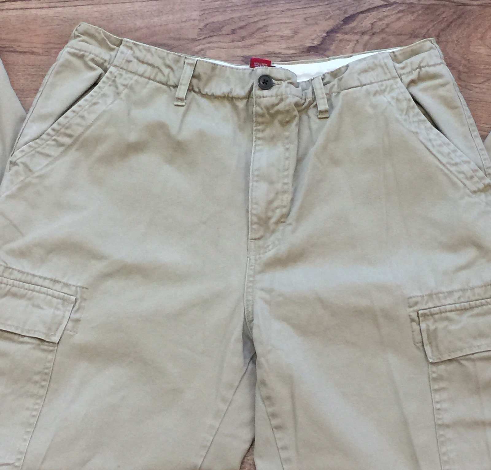 Chaps Mens Cargo Pants Large Snap Close Side Pockets … Gem