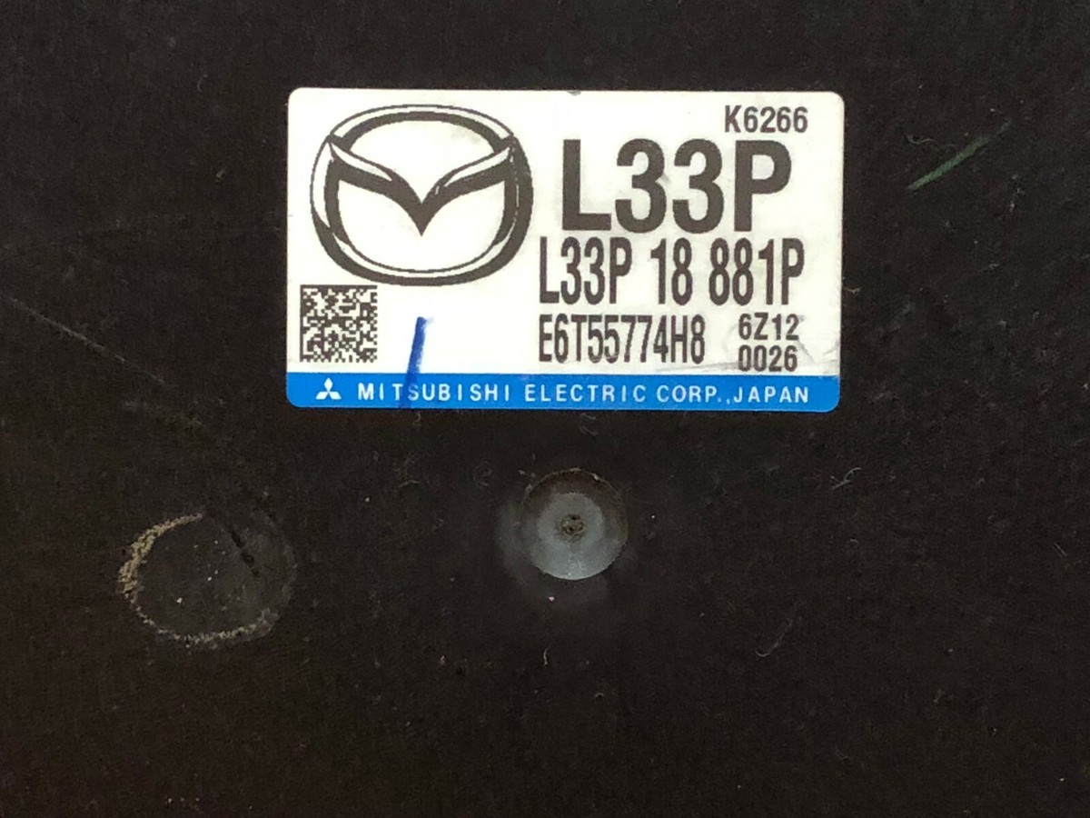 2007 07 MAZDA CX7 2.3 ATX TURBO ECM ECU CONTROL MODULE PCM L33P 18