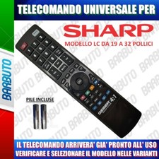 TELECOMANDO UNIVERSALE SHARP LC 32 CLICCA IL TUO MODELLO LO RICEVERAI GIA PRONTO