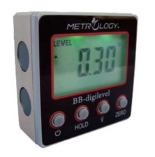 Digital Level Protractor/Bevel Box - [Metrology Calibrated] Inclinometer 0-180°
