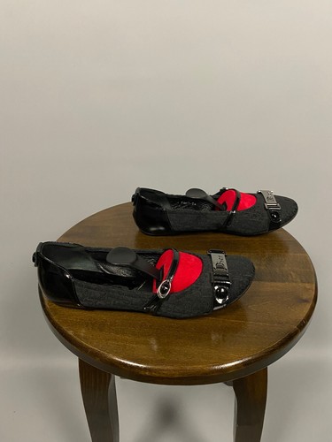 Seltene Christian Dior Black Monogram Ballerinas Größe EU 36 UK 3,5 US 5,5 - Bild 2 von 11