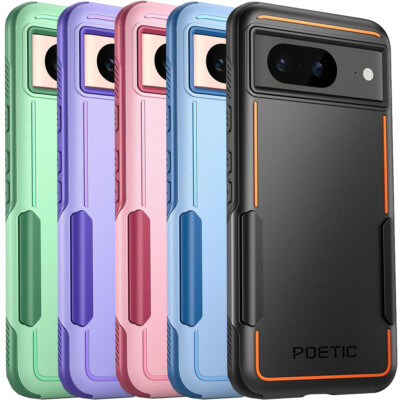 For Google Pixel 8 5G Case Poetic Dual Layer Light weight Shockproof Slim Cover