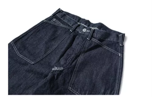 Bronson 1930s Dungarees Civilian Conservation Corps Work Pants 10oz Denim Jeans - Picture 15 of 36