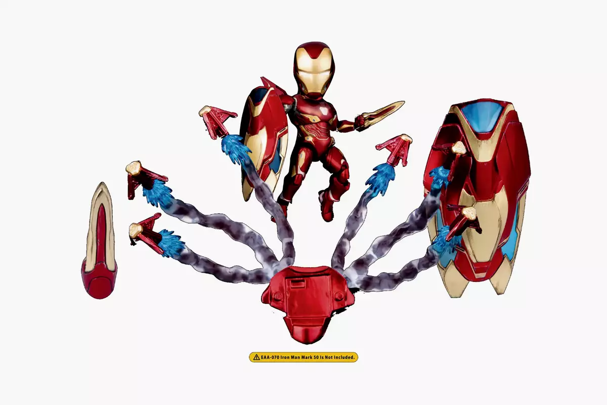 Infinity War Egg Attack Action Iron Man Mark L Nano Weapon