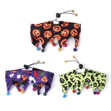 Pet Dog Halloween Collar Fashion Party Triangle Bandanna Decorative Neckwear