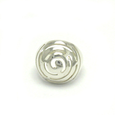 Schlichter stilvoller Sterling Silber Ring echt gestempelt massiv 925 Handarbeit Kaiserin