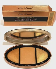 Too Faced Born This Way Turn Up the Light Highlighting Palette - Deep - NIB