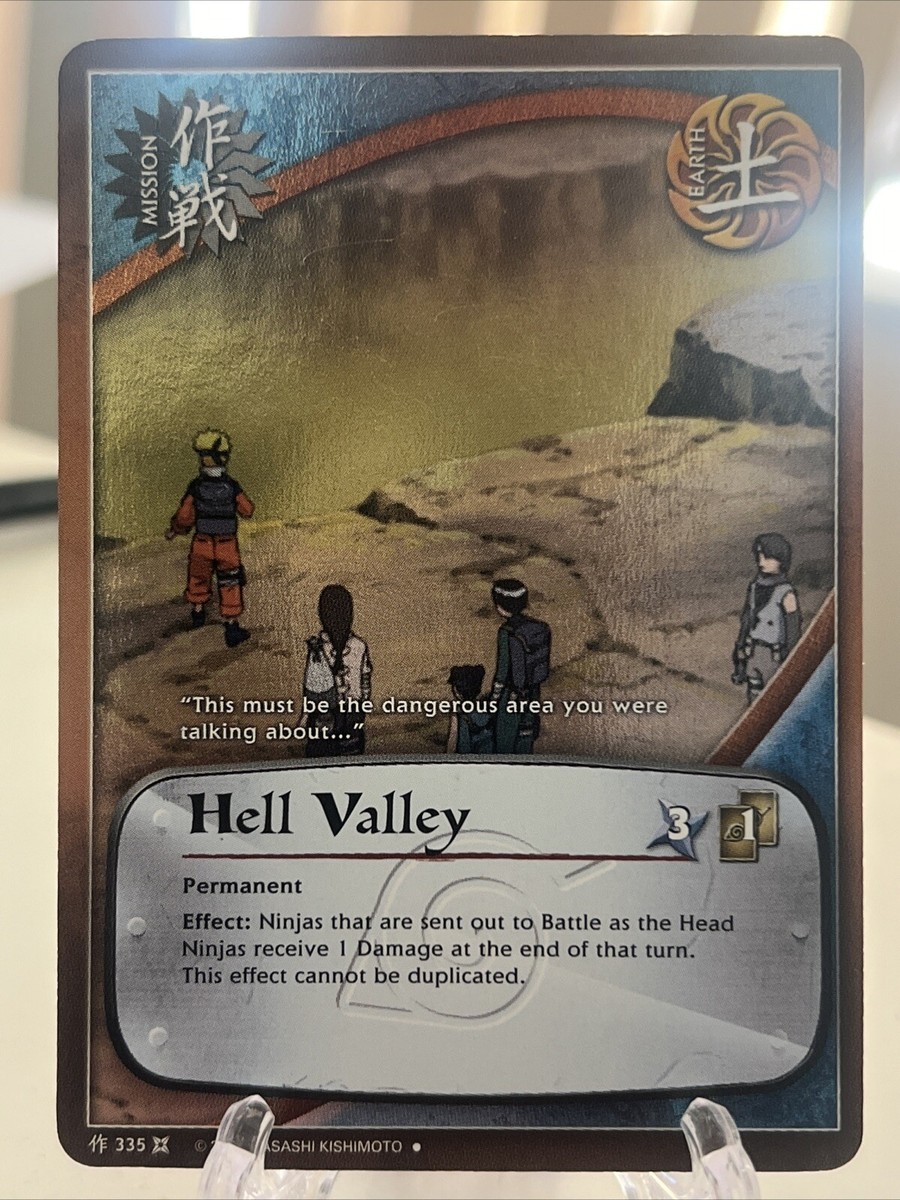Hell Valley #335 Uncommon FOIL 1st Edition Naruto CCG TCG | eBay