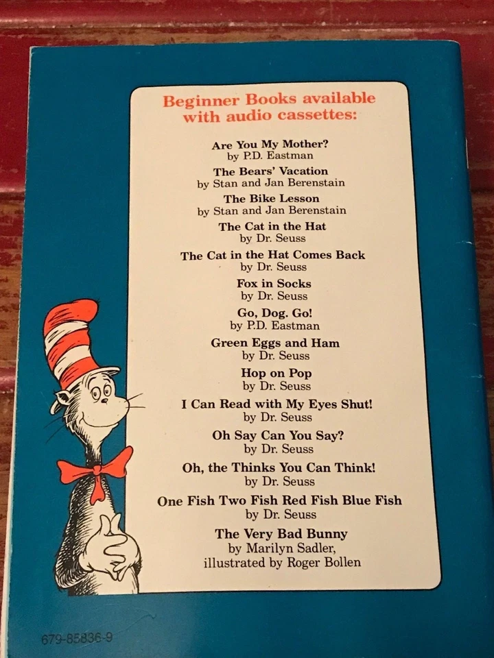 The Cat in the Hat by Dr. Seuss Paperback Pre-Owned 1985 Very Good Condition! - Image 3 of 4