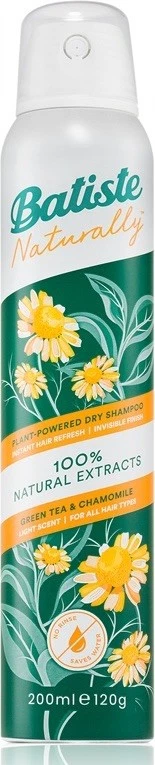 *Lot de 2* Shampooing sec  24h thé vert camomille Batiste 200ml - Photo 1/4