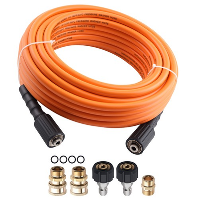 #ad 50FT 5800PSI Power Washer Extension Hose for Simpson Ryobi 3 8quot; Quick Connect $45.36