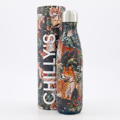 Chilly`s Leopard Tropical Edition, Edelstahl Thermoflasche 750ml