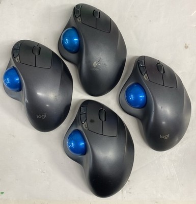 Logi M570 Wireless Optical Trackball Mouse Ergonomic 5-Btn No Receiver Lot Of 5