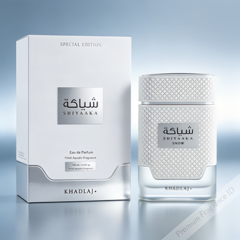 Khadlaj Shiyaaka Snow EAU DE PARFUM FOR MEN 3.4 oz 100 ml