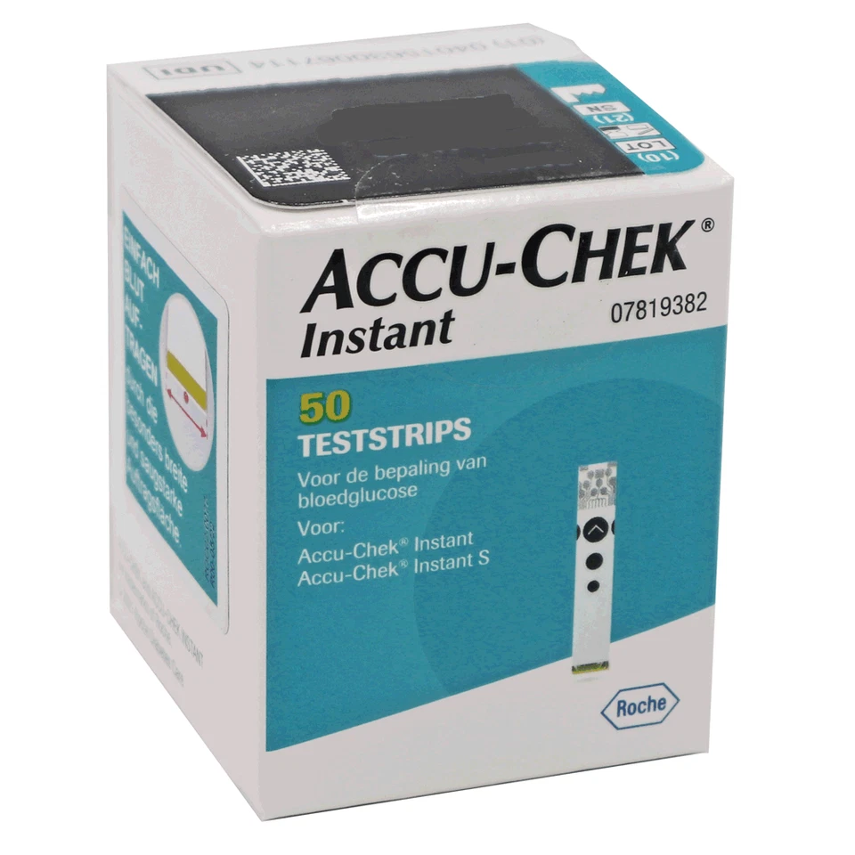 ROCHE DIABETES ACCU-CHEK Instant Blutzucker Teststreifen, 50 Stck., NEU