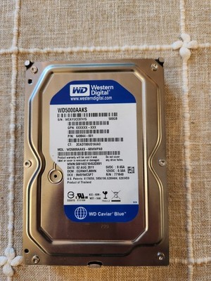 Western Digital Caviar Blue 500GB hard drive WD5000AAKS-60WWPA0