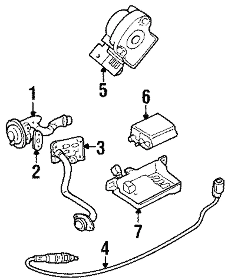 Sensor de oxígeno original Ford XC2Z-9F472-BB Foto 4 de 4