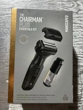 Manscaped The Chairman Plus Essentials Shave Kit Electric Face Shaver Brand New