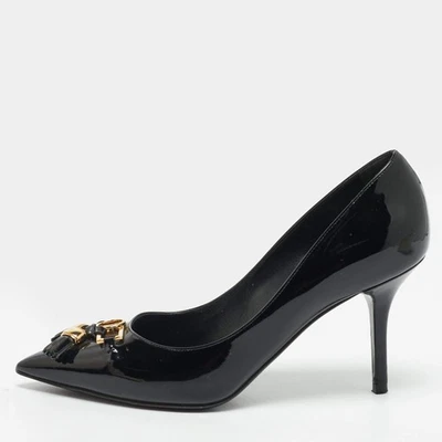 Escarpins Louis Vuitton Shake en cuir verni noir taille 37 - Photo 1/4