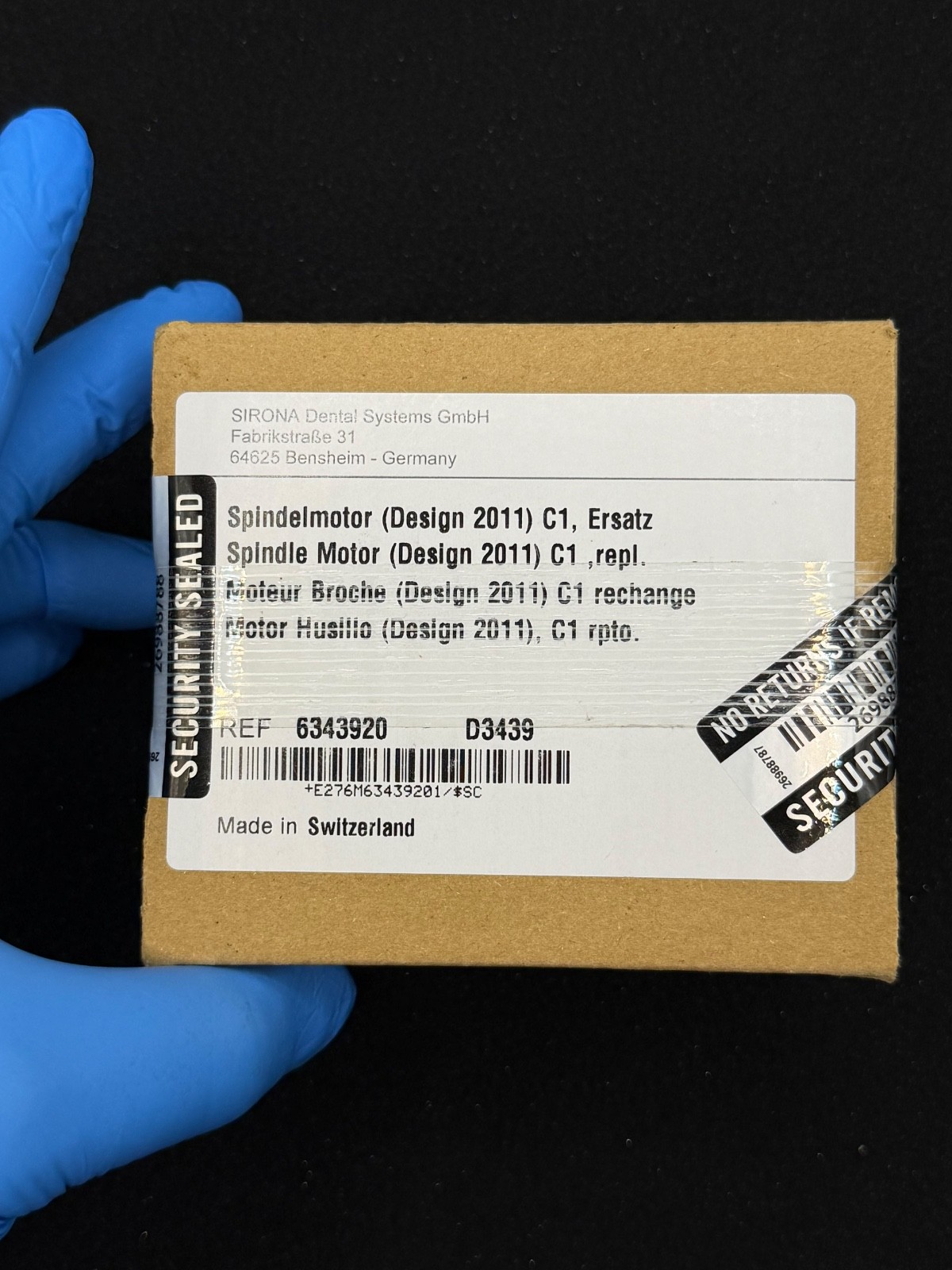 Dentsply Sirona CEREC MCXL DC Spindle Motor C1 Unopen Sealed