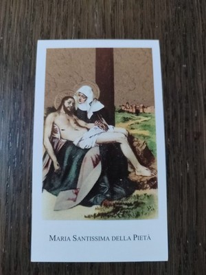 Sorrowful, Pietà, Holy Card, Paco 66, La Roche-Pozay