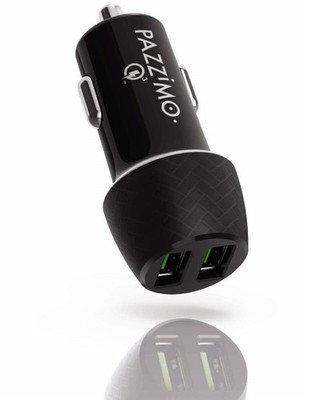 Pazzimo Dual Kfz Ladegerät 6A Qualcomm Quick Charge QC 3.0 USB Car Adapter Lader