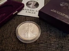 1987 S US Walking Liberty Uncirculated 1 Oz .999 Fine Silver One Dollar Coin