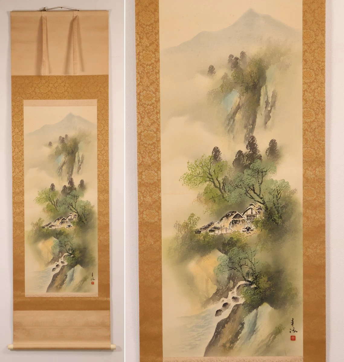 25+ Silk & Fabric Vintage Original Antique Japanese Paintings