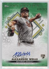 2022 Inception Base Rookie and Emerging Stars Green 5/125 Alex Wells Auto 0sd2