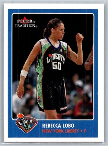 2001 Fleer Tradition WNBA Basketball #106 Rebecca Lobo - VG - New York Liberty
