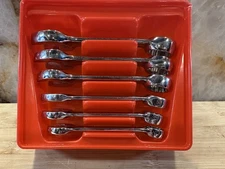 USA Snap-On - 12 Pt 6 Piece 7/16"-3/4" Midget Combination Wrench Set SAE  OX1706