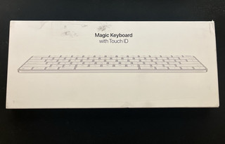 Apple Magic Keyboard mit Touch ID QWERTY Englisch Weiß – schlanke Tastatur