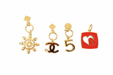 CHANEL Holiday Charm - Set of 4 Gift novelty Japan Near Mint