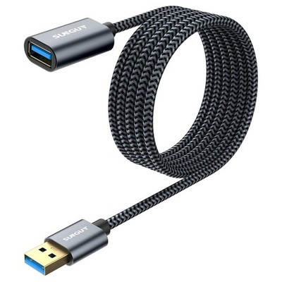 USB Verlängerung Kabel 2m USB 3.0 Superschnell Kabel Gehäuse Aluminium