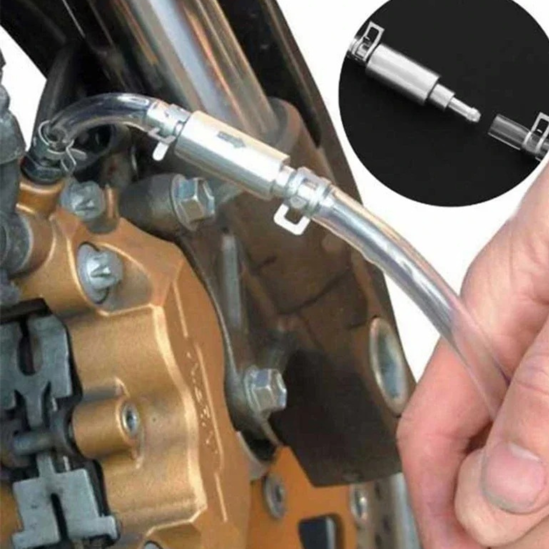 One Way Clutch Brake Bleeder Hose Kit for Motorcycle and Car Bleeding