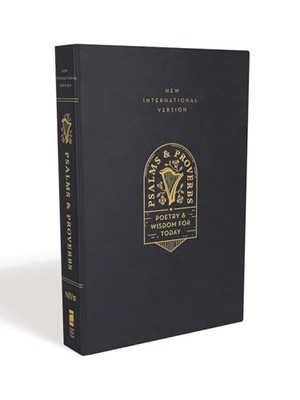 NIV, Psalms and Proverbs, Leathersoft over Board, Navy, - Hardback NEW Zondervan