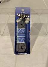 Sole Choice NOS Athletic 45” Shoe Laces Gray Flat Vintage Made in USA