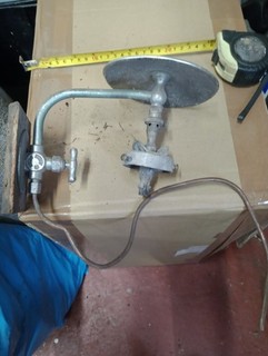 Oldtimer Wohnwagen Gaslampe