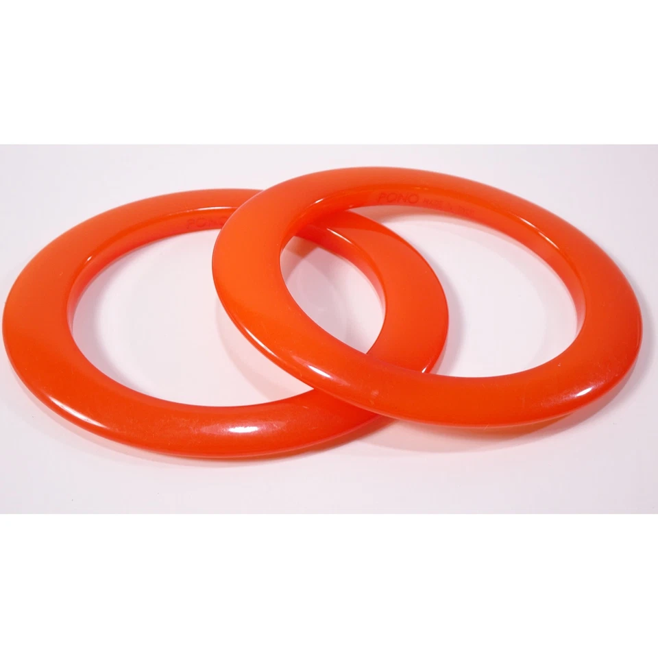 Brazalete Brazalete Ovalado Elíptico Granito Pono by Joan Goodman Nuevo sin Etiquetas 198 Rojo Foto 2 de 4