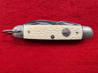 ULSTER USA BOY SCOUTS OF AMERICA POCKET KNIFE WHITE SCALES (311)