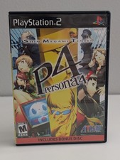 Persona 4 (Sony Playstation 2, PS2) Complete with Soundtrack Bonus Disc Tested