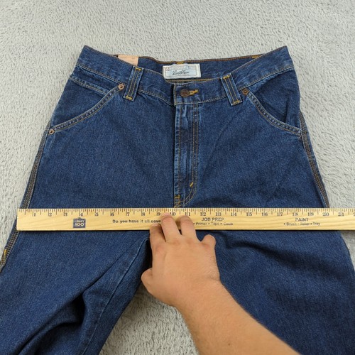 VTG Y2K Levis Signature Jeans Boys 18 31x30 Blue Carpenter Hammer Loop Baggy - Picture 14 of 18