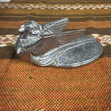 Antique 1930s Plymouth Automobile Winged Woman Mermaid Hood Ornament
