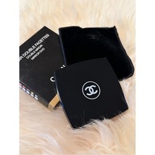 New Chanel Miroir Double Facettes Double Mirror Compact Black Vanity Accessory