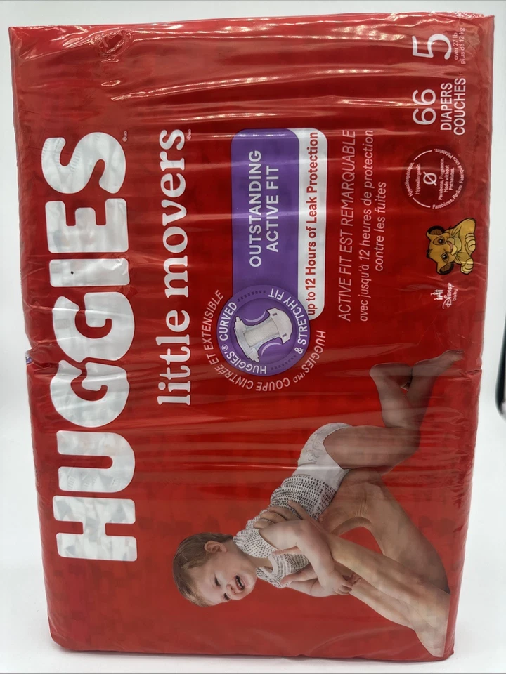 Huggies Little Movers Disposable Diapers, Size 5, *132 Count* - Image 3 of 4